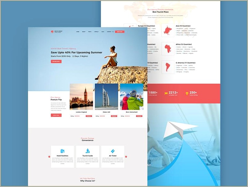 Bootstrap Template Free Download For Travel Agency