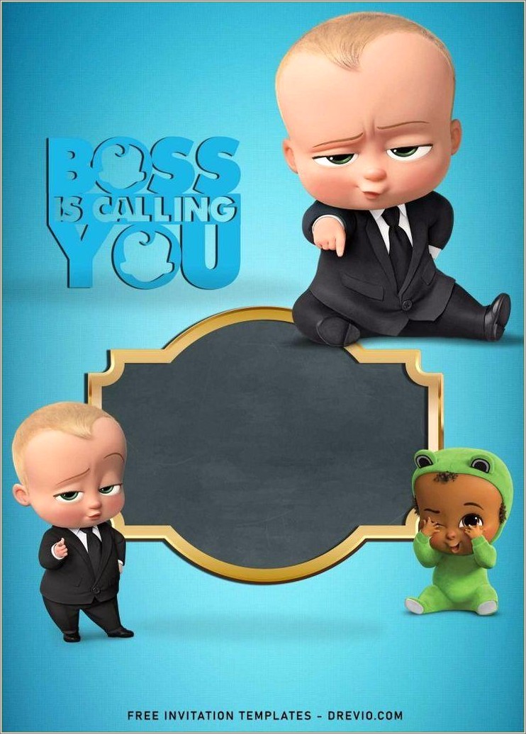 Boss Baby Intro Templates After Effects Free