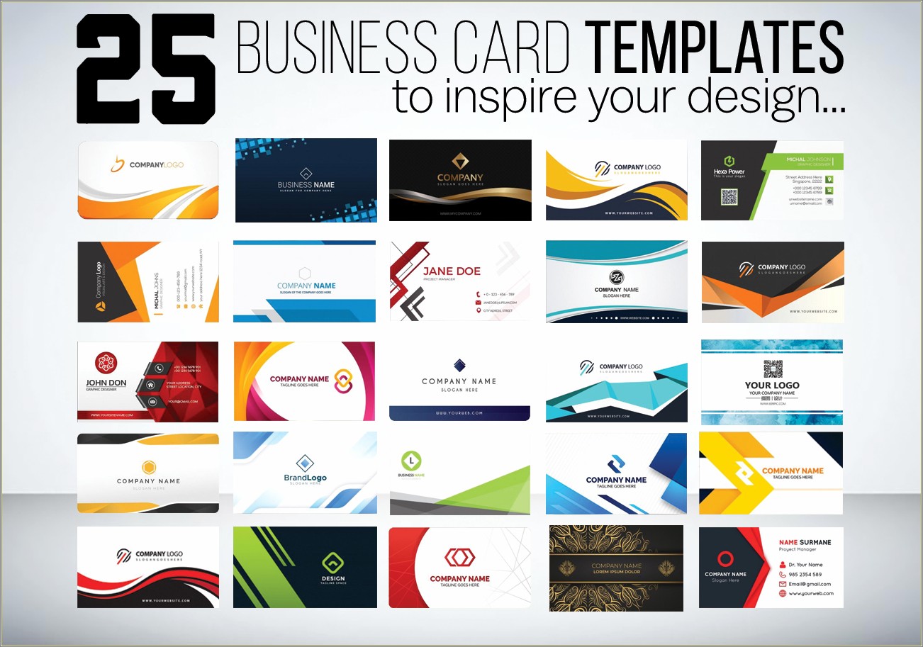 Business Card Free Onlin Template To Print