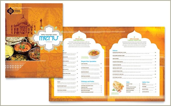 Cafe Menu Templates Free Download For Publisher