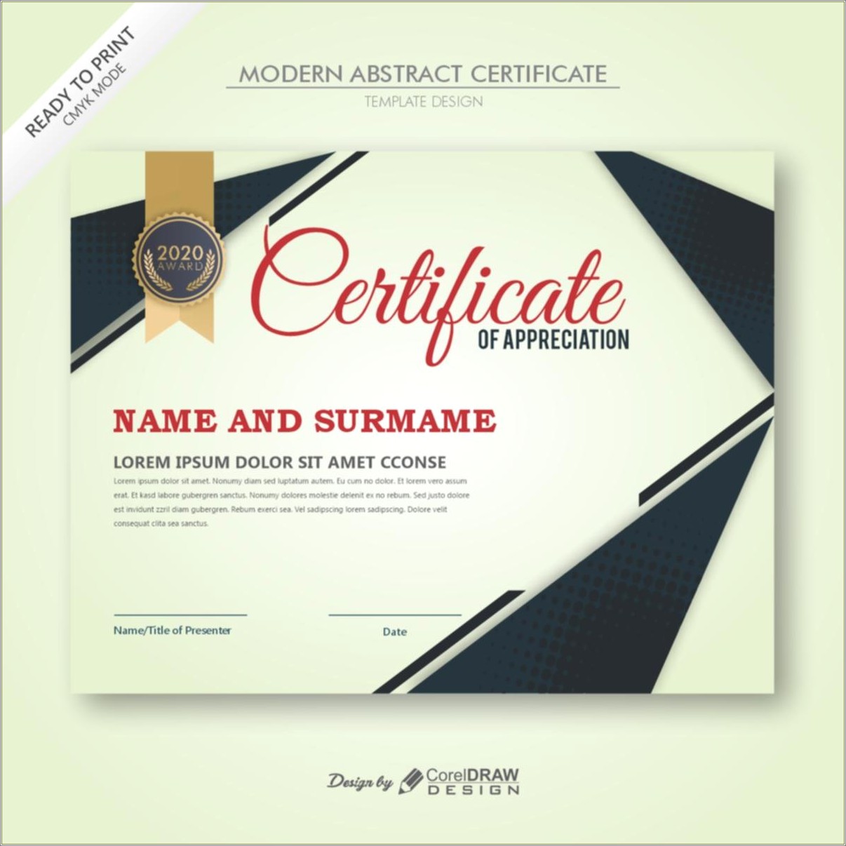 Certificate Design Templates Corel Draw Free Download
