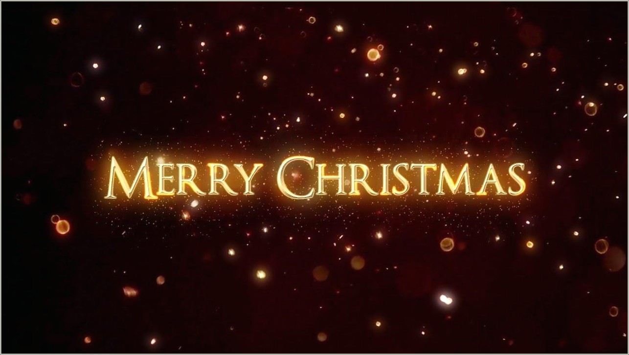 Christmas Card Adobe After Effects Template Free