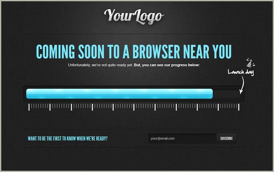 Coming Soon Page Html Template Free Source Codes