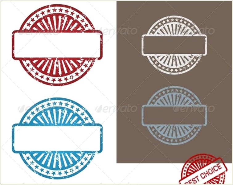 Custom Free Tansparent Rubber Stamp Approved Template