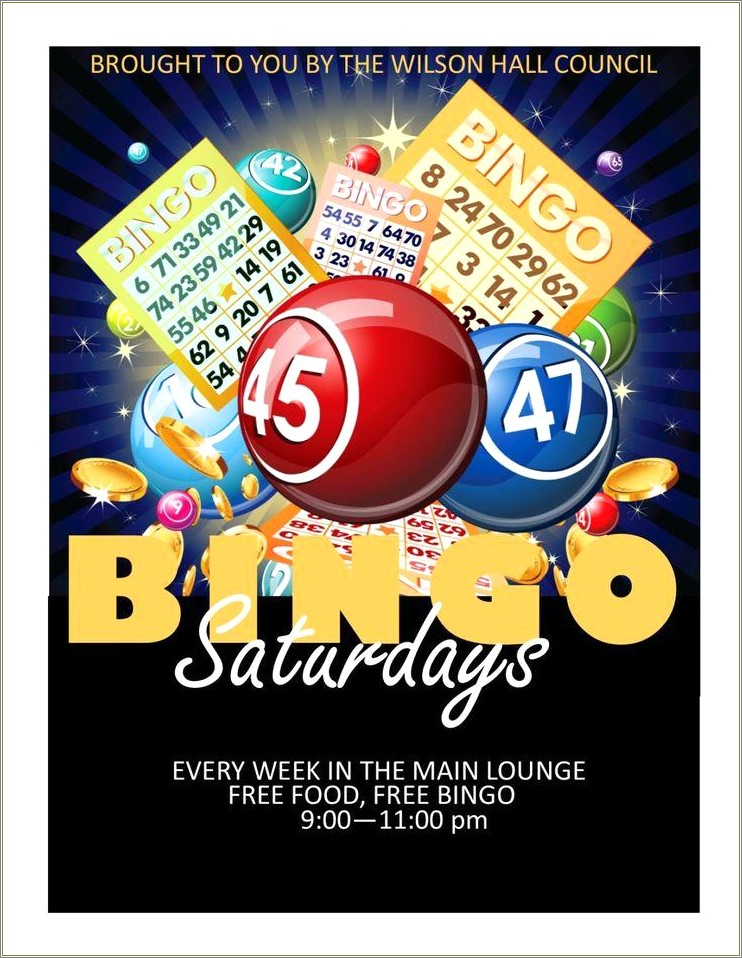 Designer Bag Bingo Flyer Template Word Free