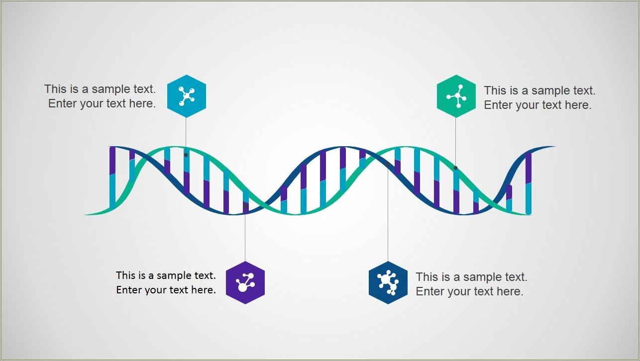 Dna Strand Powerpoint Template Free Download Animated