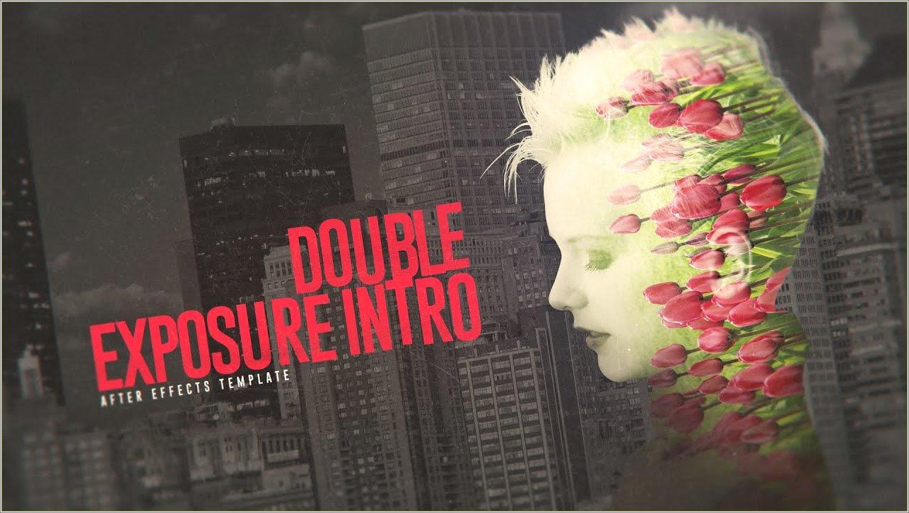 Double Exposure After Effects Template Free Download