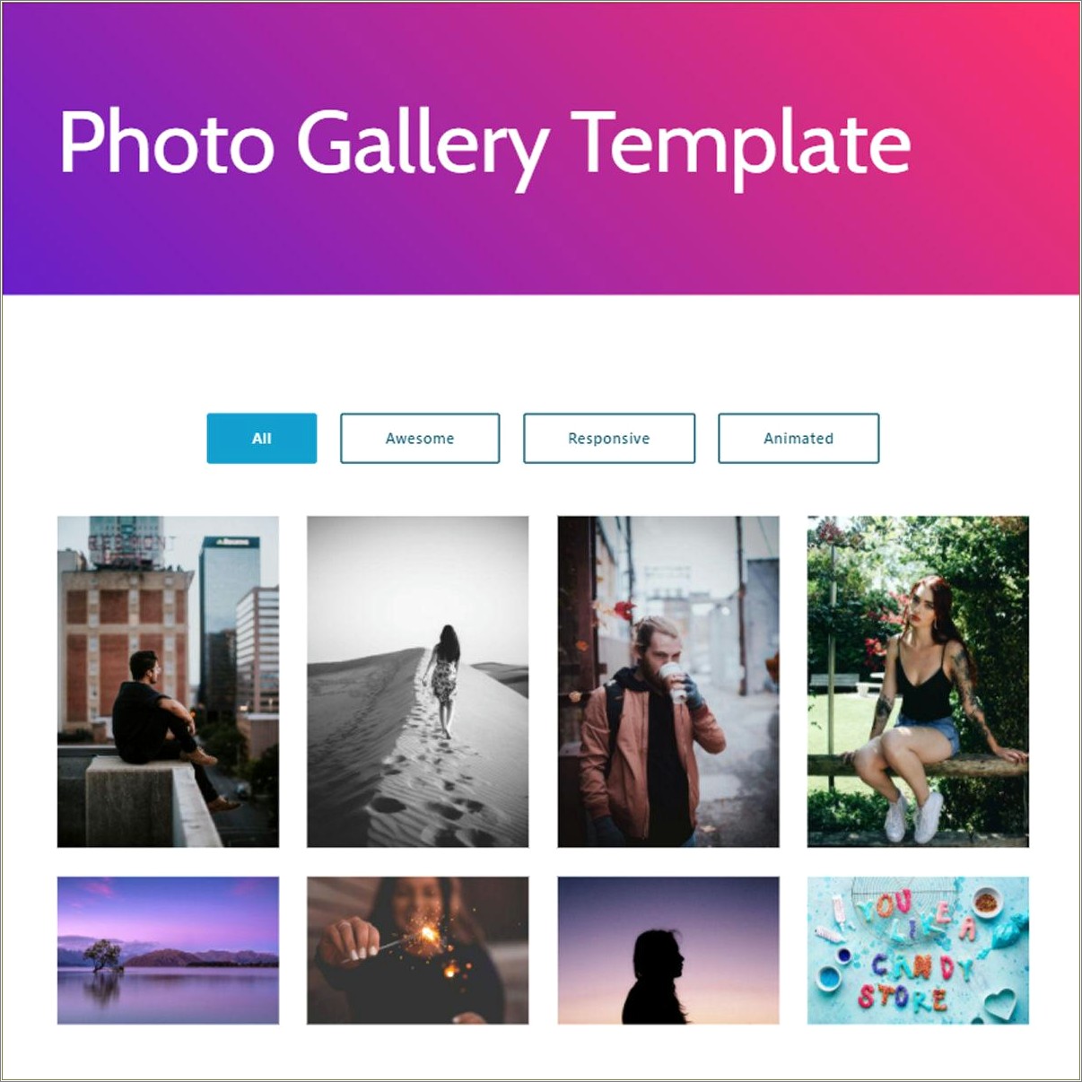 Download Free Html Templates For Photo Gallery