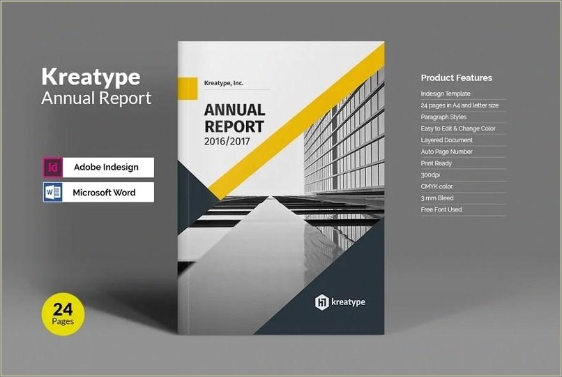 Download Template Indesign Non Profit Annual Report Free