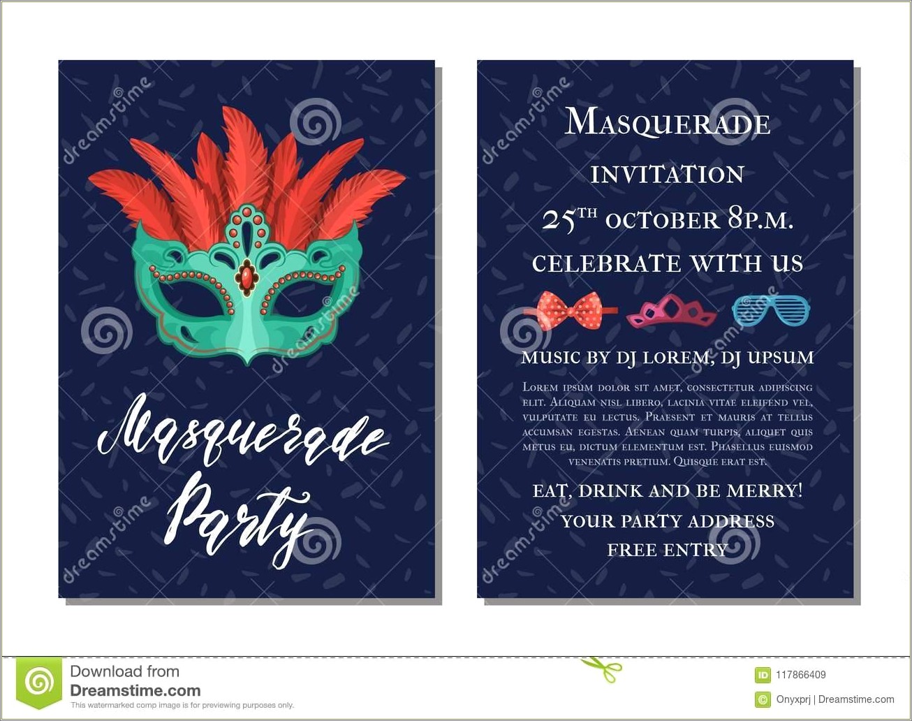 Eat Drink Be Merry Invitation Template Free