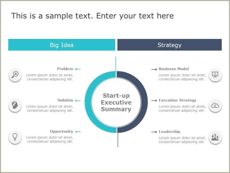 Exec Summary For Startup Template For Free