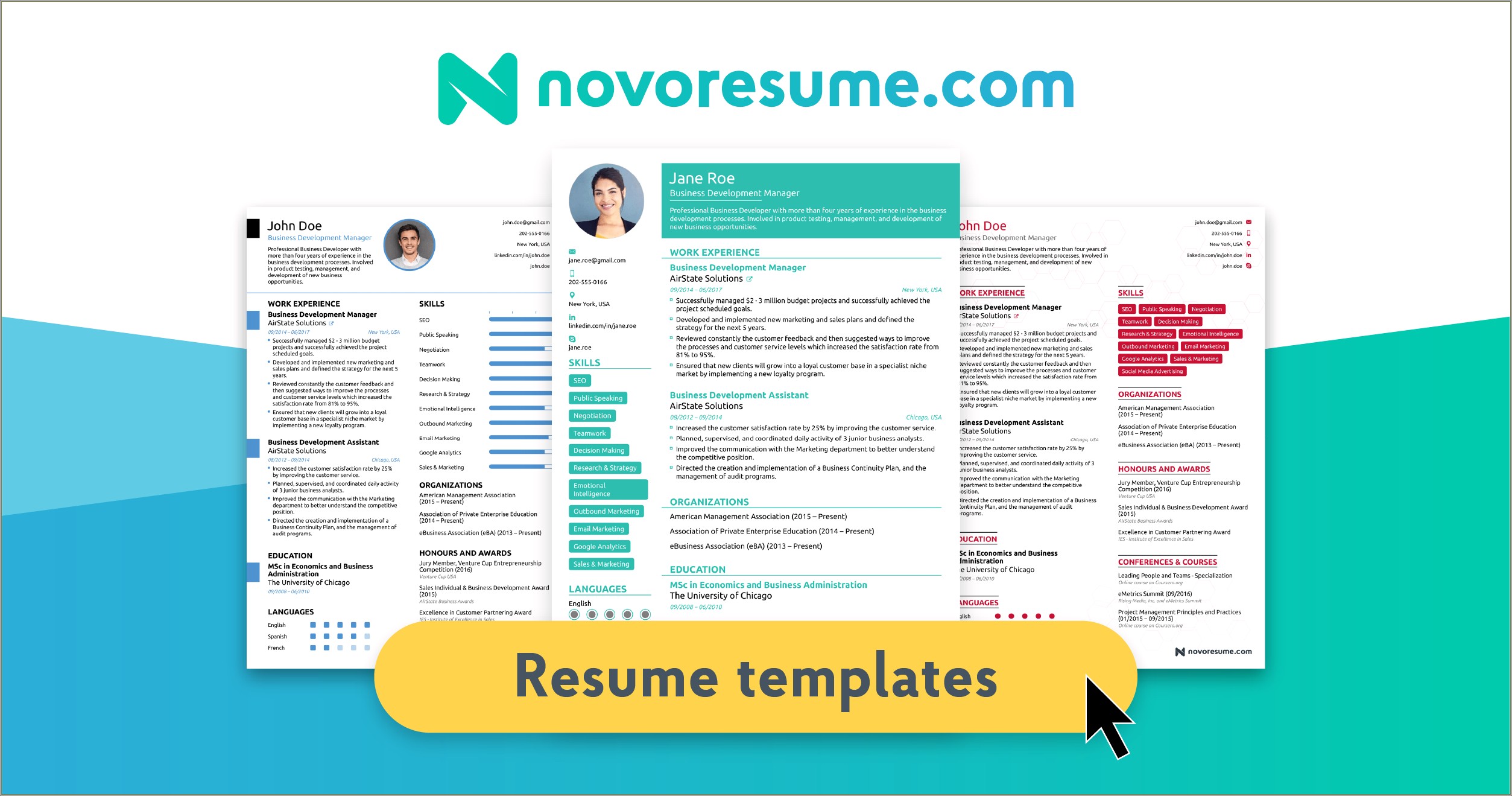 Executive Resume Template Download Free