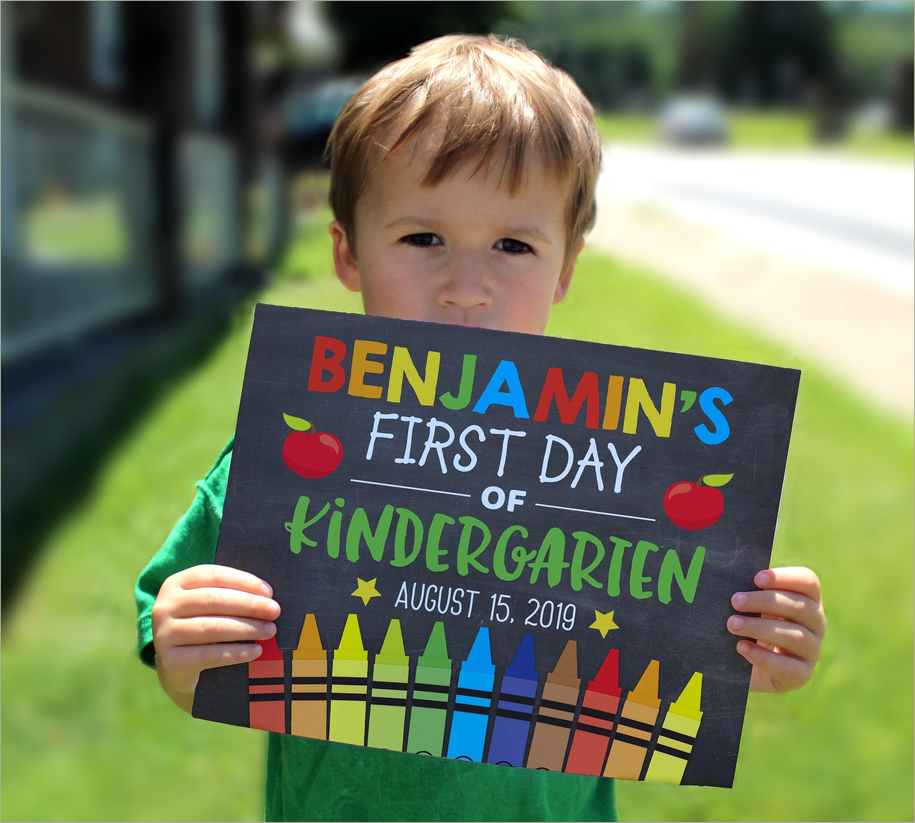 First Day Of School 2019 Template Free Printable