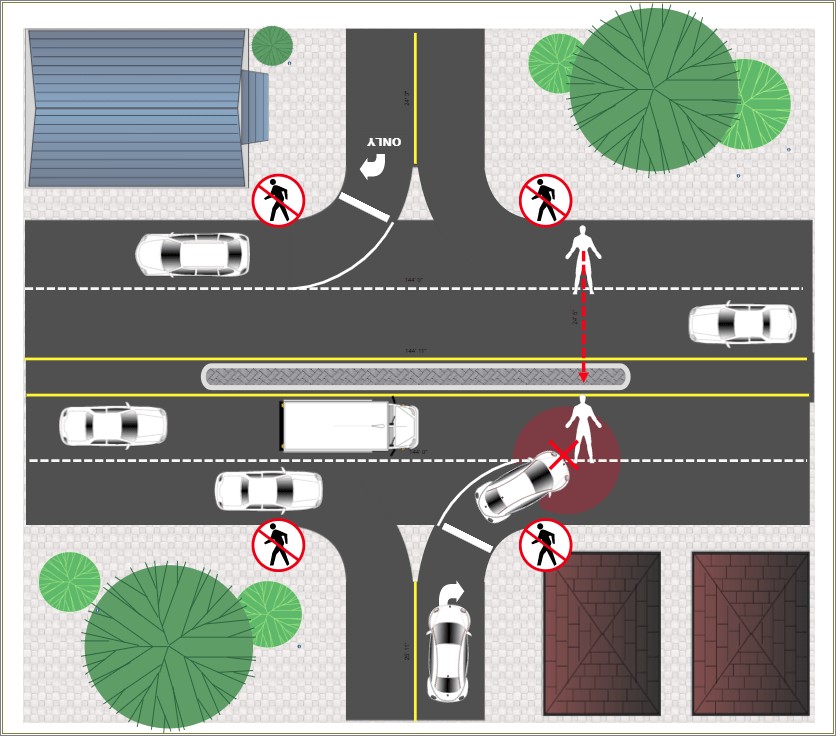 Free Accident Scene Diagram 5 Way Intersection Templates