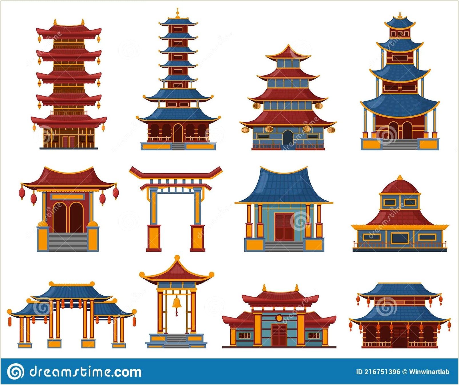 Free Asian Temple Images Templates For Cards