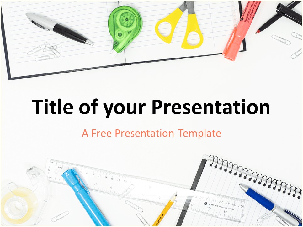 Free Back To School Google Slides Template