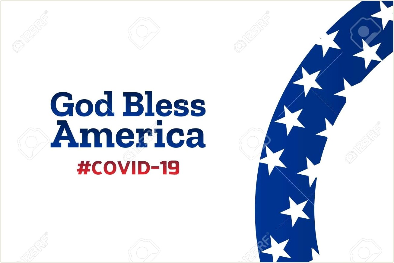 Free Banner Templates God Bless Blue And White