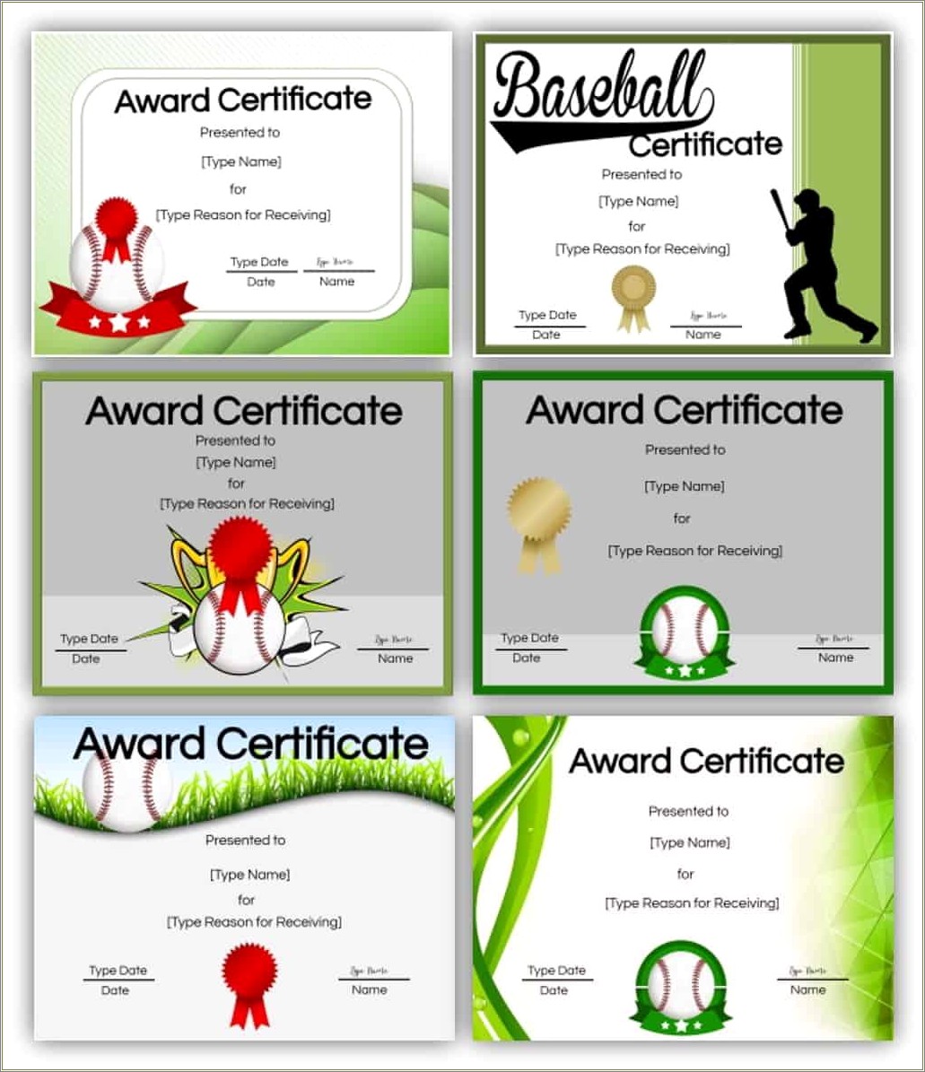 Free Blank Award Certificate Templates For Word Resume Example Gallery