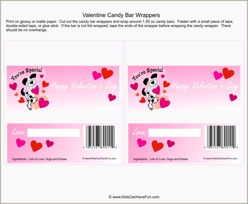 Free Blank Candy Bar Purse Wrapper Template
