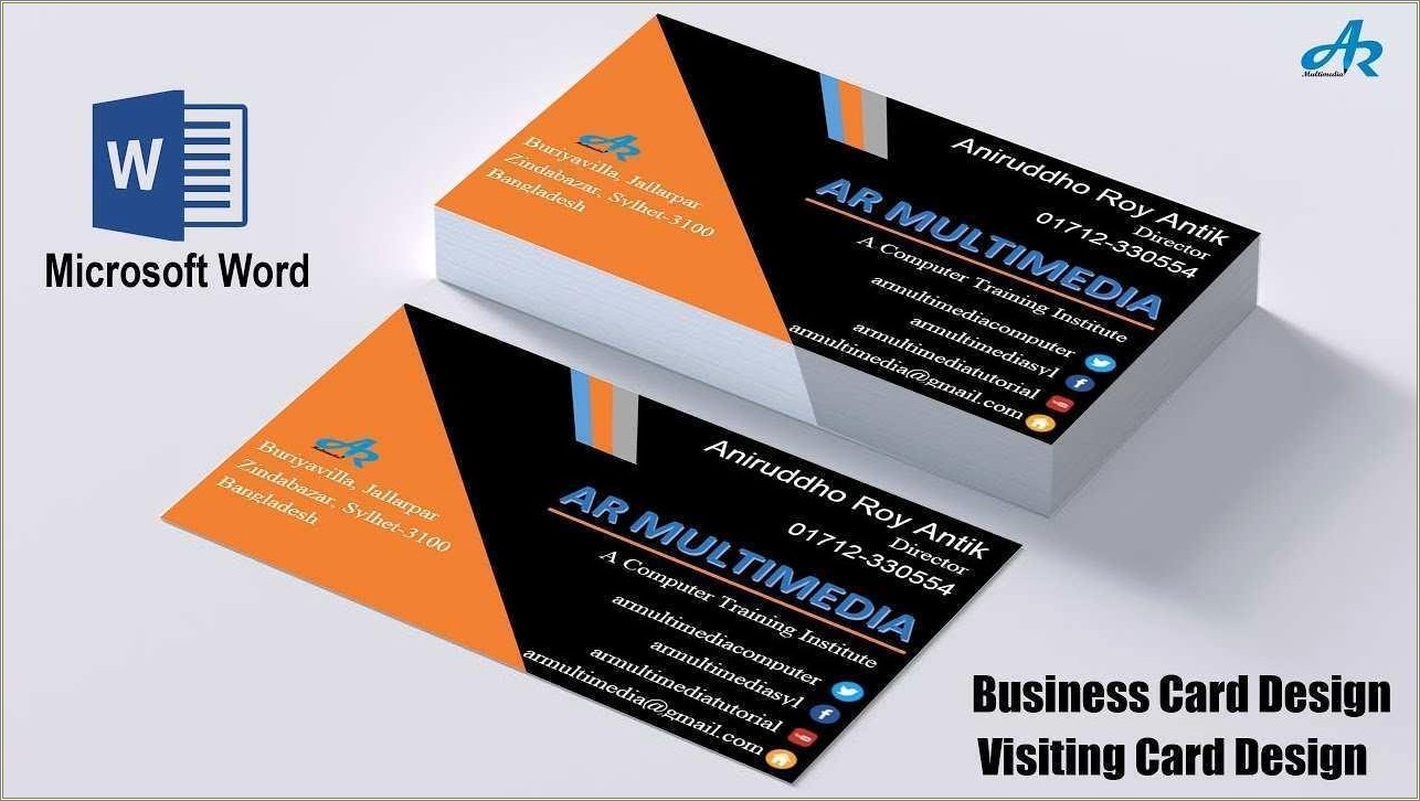 Free Business Card Template Download For Mac