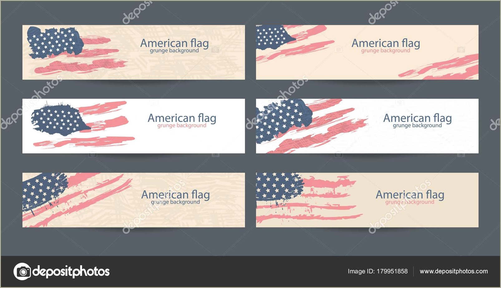 Free Business Card Template With American Flag