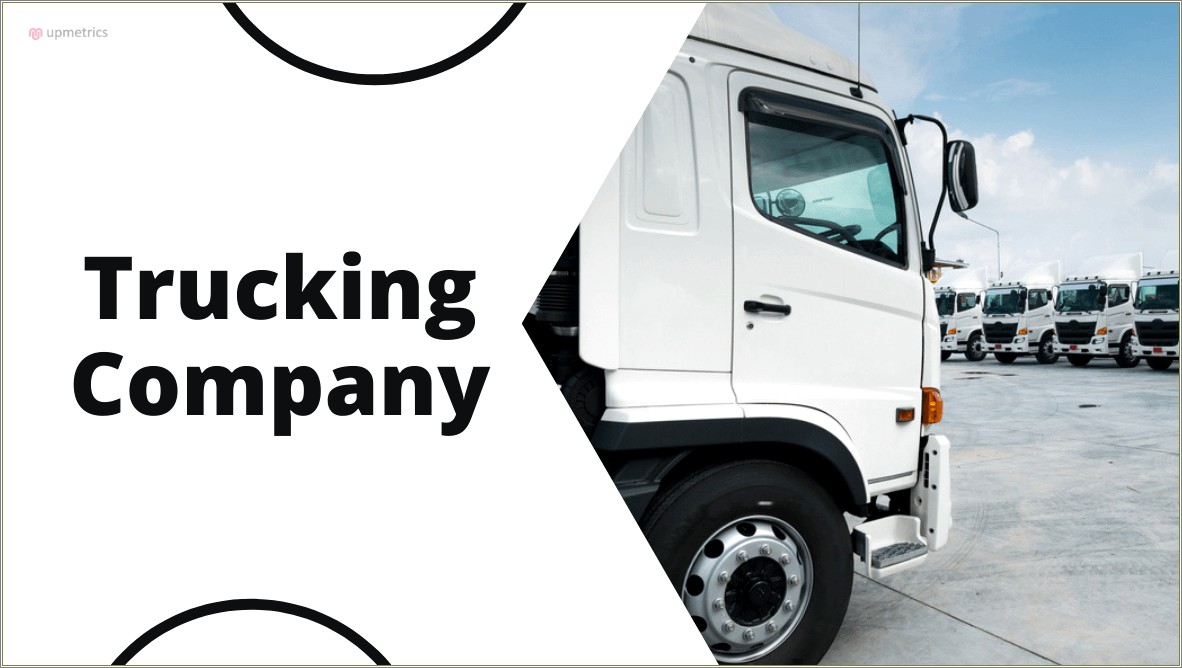 Free Business Plan Template For Trucking Company