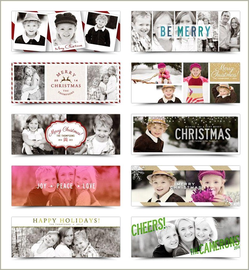 Free Christmas Card Templates For Photoshop Elements