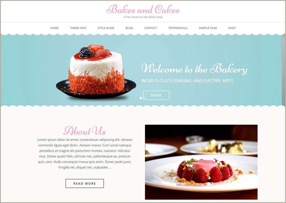 Free Design Cute Templates For Home Bakery