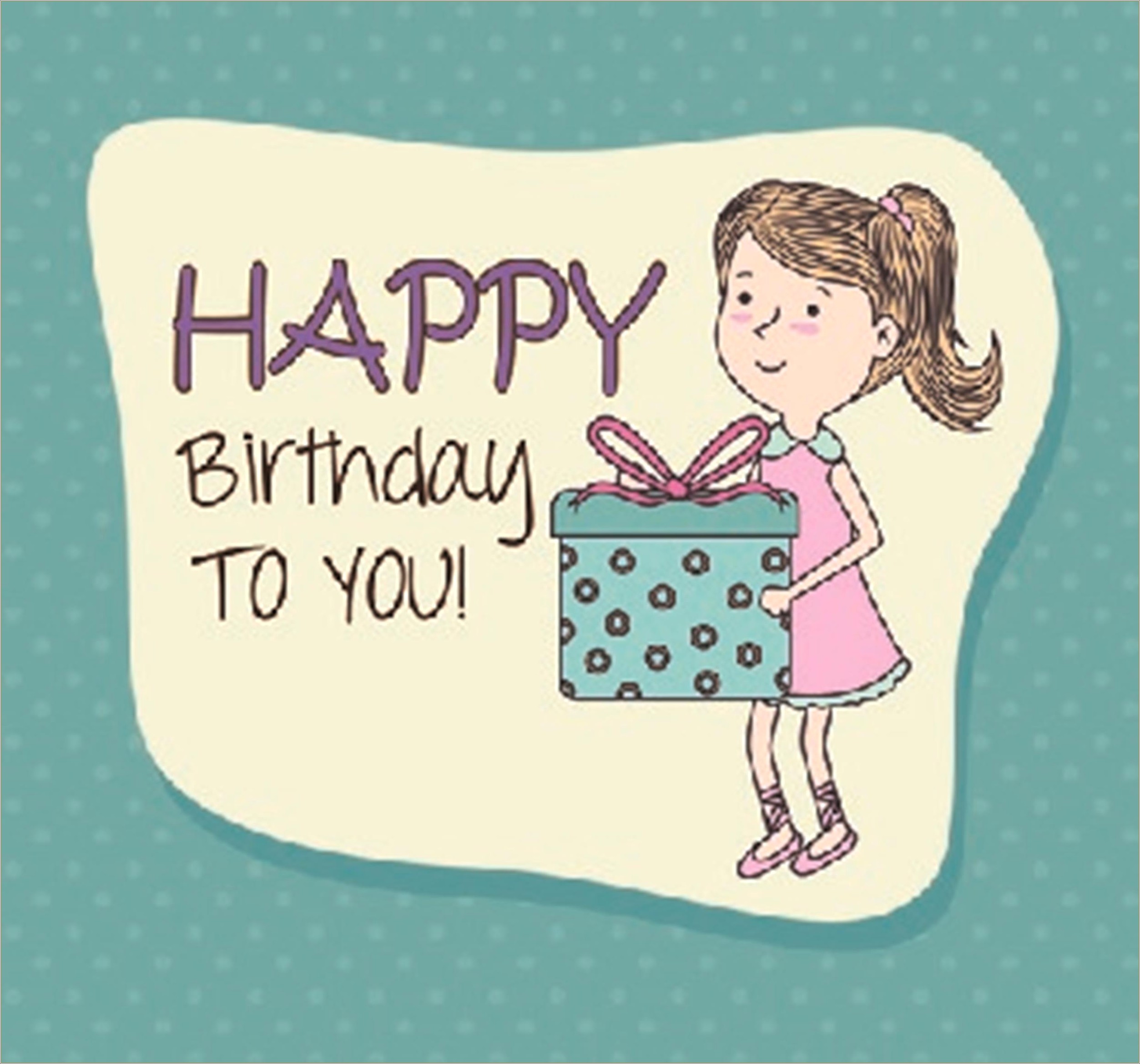 Free Digital Template For Ladies Birthday Card