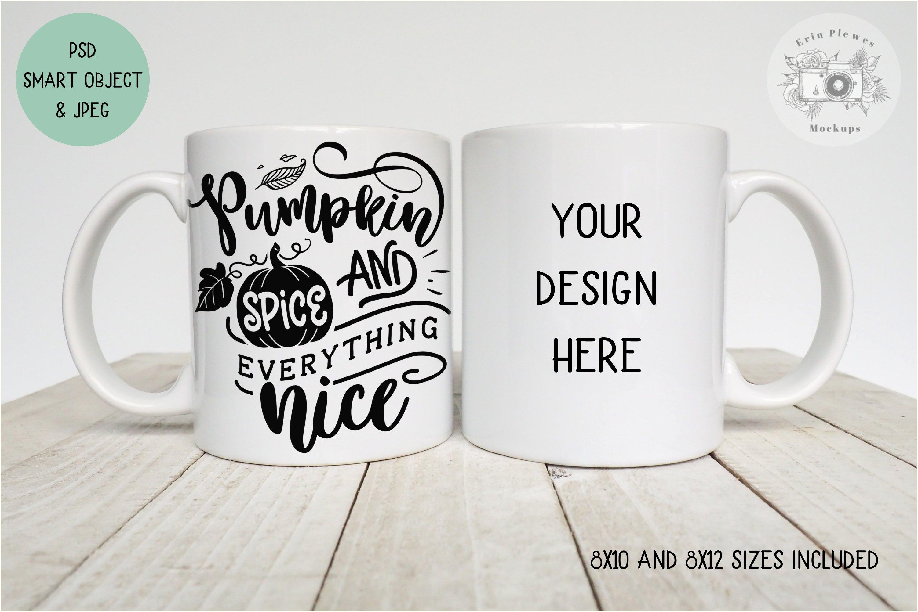 Free Digital Templates For Sublimation Photo Mugs