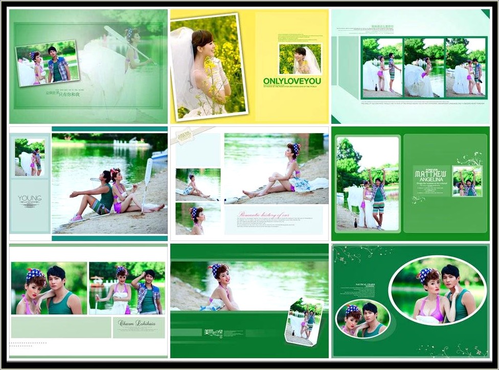 Free Download Template Album Kolase Format Psd