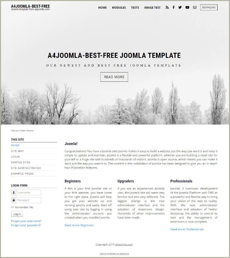 Free Download Template Joomla 3.4 1