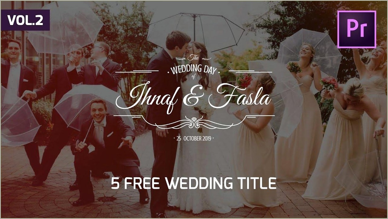 Free Download Wedding Templates For Premiere Pro