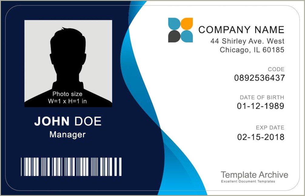 Free Downloadable Template For Employee Name Badges