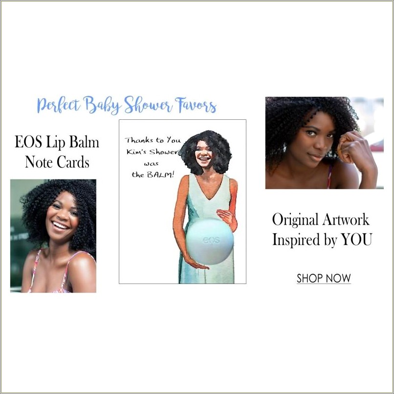 Free Eos Lip Balm Baby Shower Templates