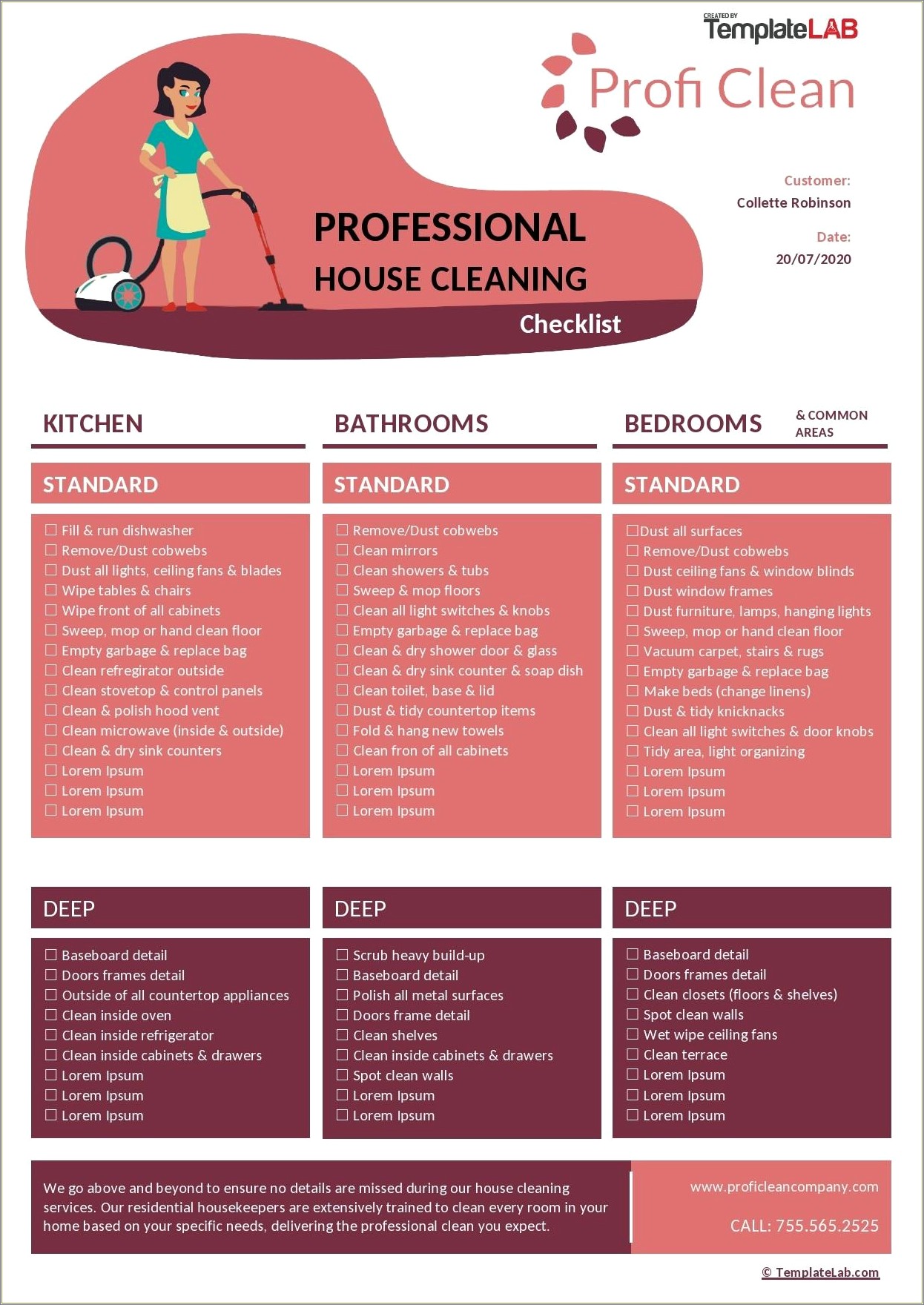 Free Excel Templates For Cleaning Business Invoice