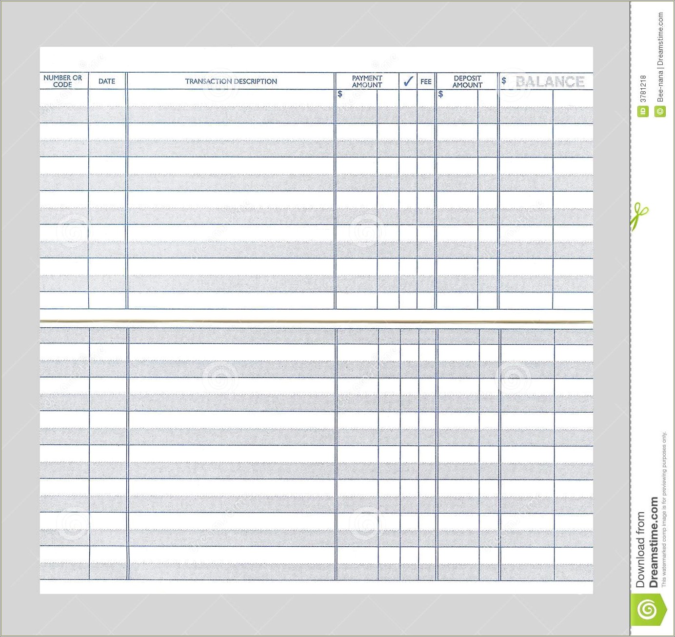 Free Family Budget With Checkbook Register Spreadsheet Template