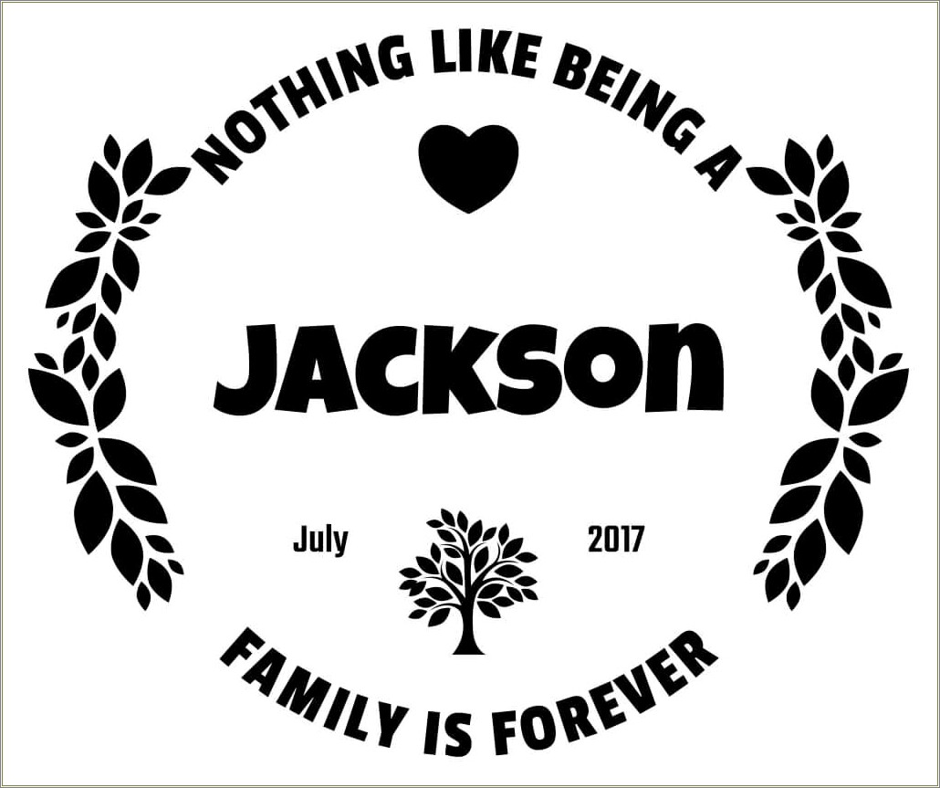 Free Family Reunion T Shirt Design Template