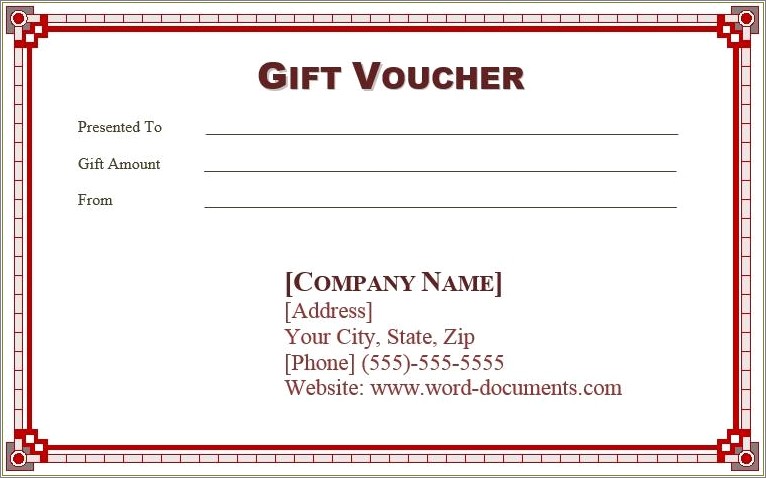 Free Gift Card Certificate Template For Teachers