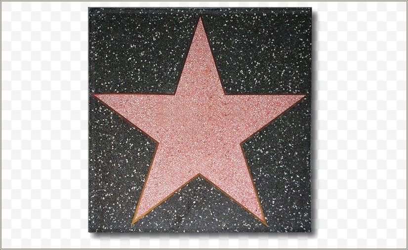 Free Hollywood Walk Of Fame Star Template
