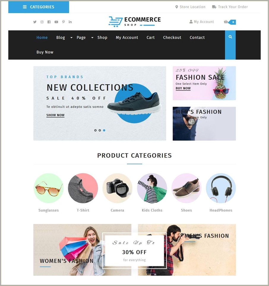 Free Html5 Responsive Template For Web Satore