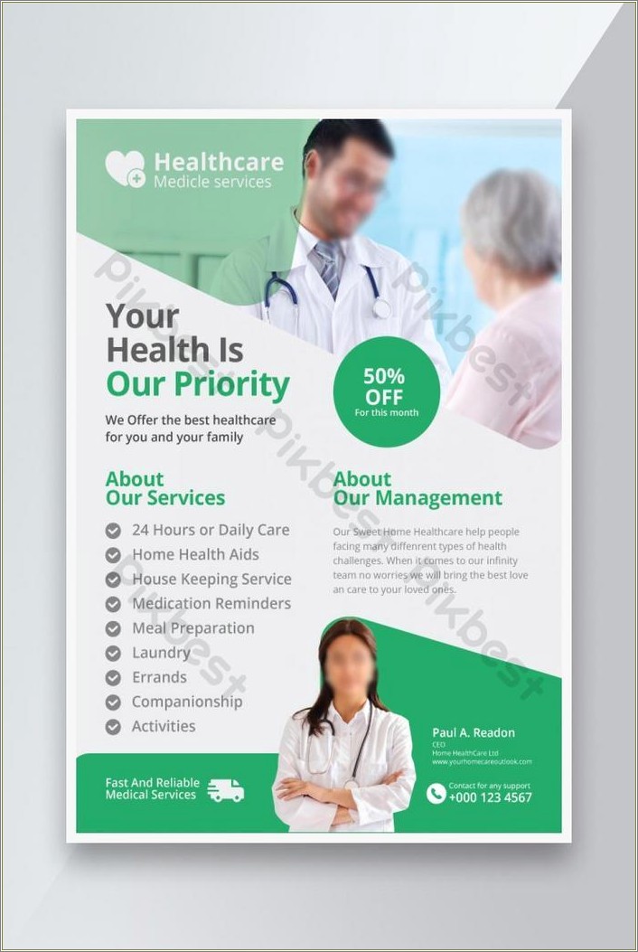 Free In Home Health Care Flyer Templates