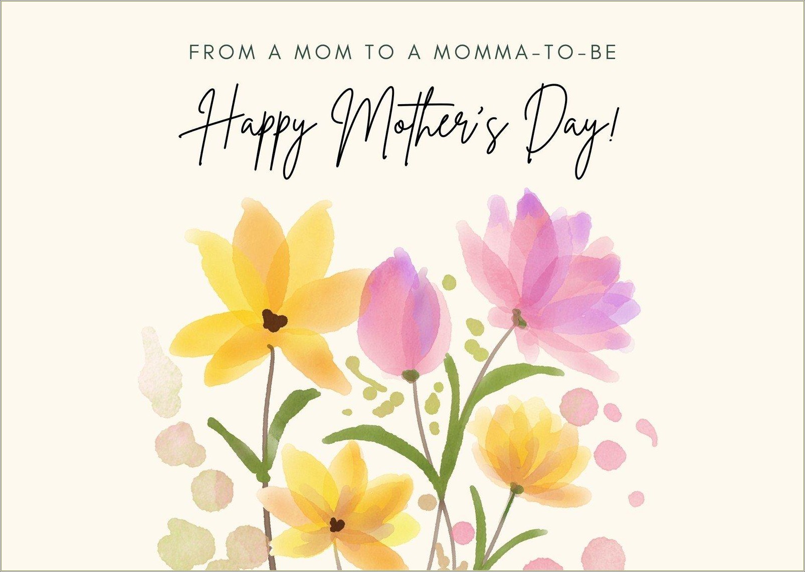 Free Online Mother's Day Letter Template