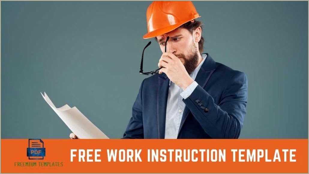 Free Online Office Templates For Work Instructions