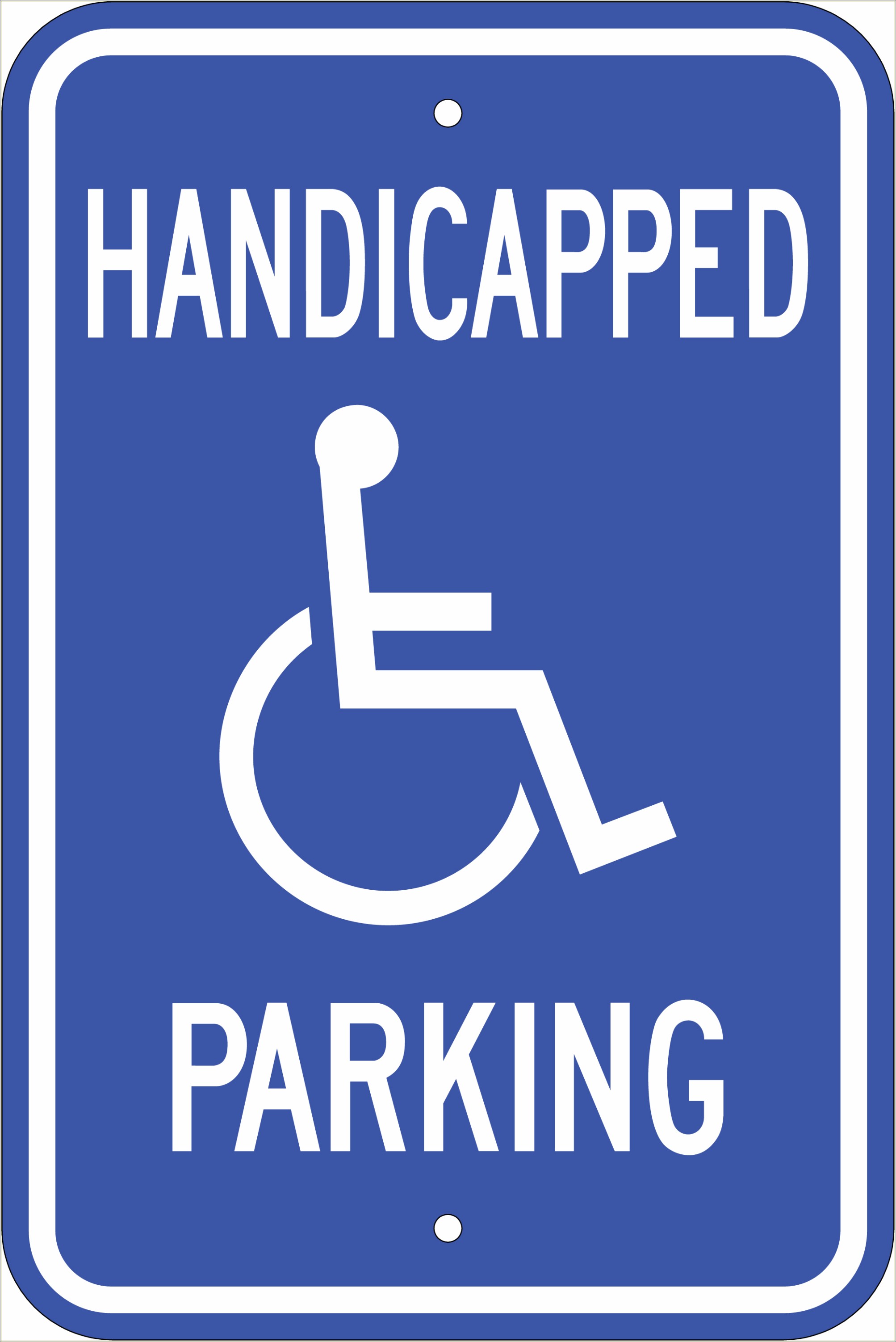 Free Online Printable Handicap Parking Lot Template