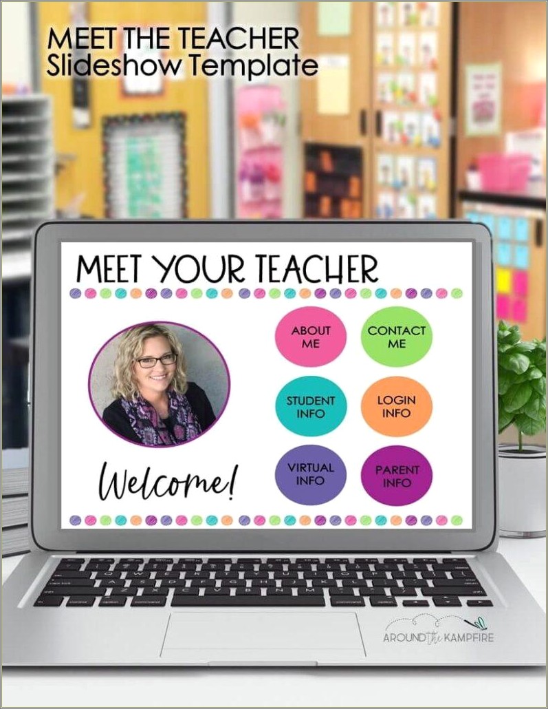 Free Open House Powerpoint Template For Teachers Resume Example Gallery