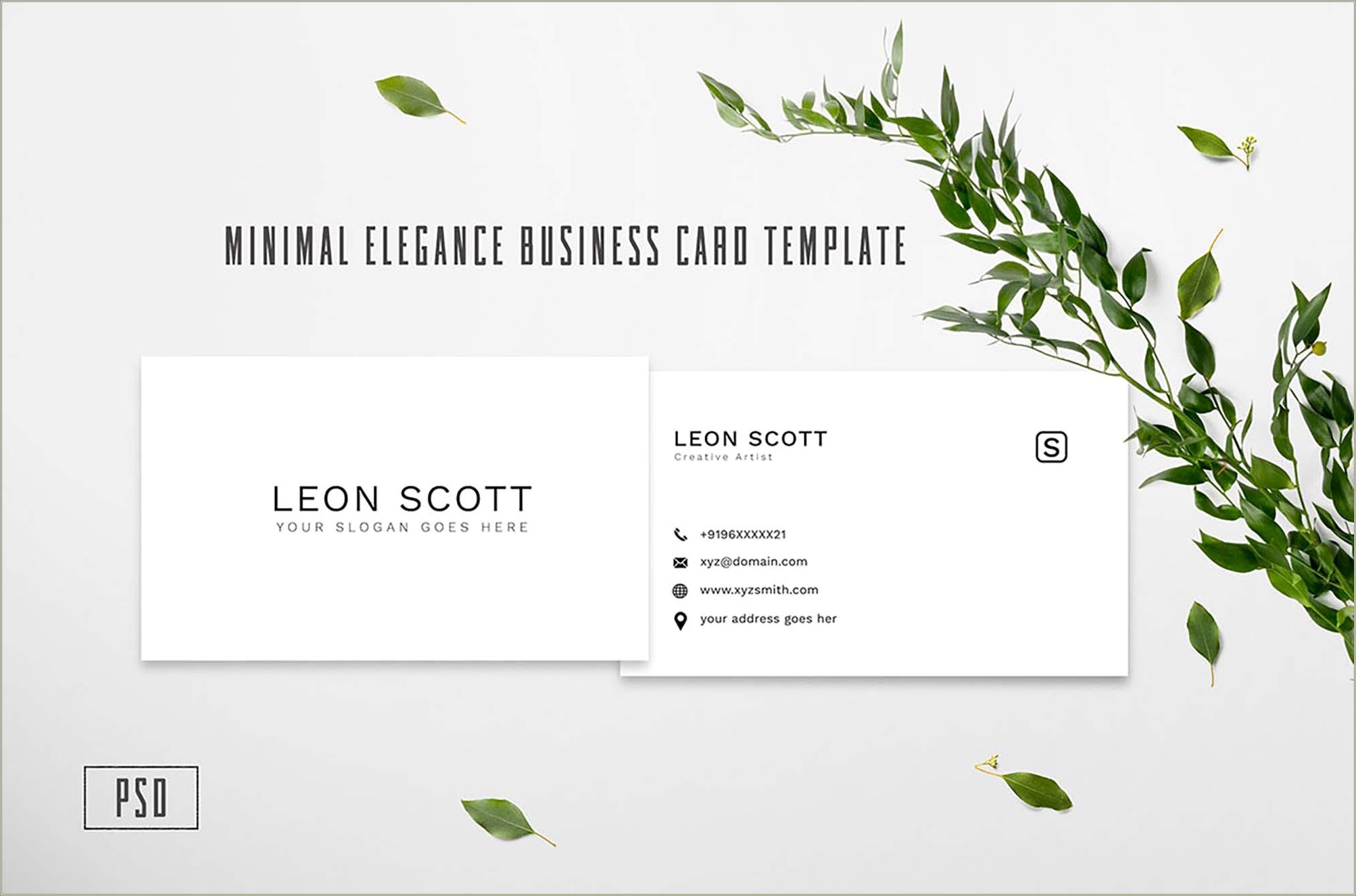 Free Photoshop Business Card Templates For Photographers