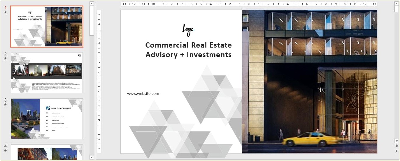 Free Pitch Deck Template For Real Estate