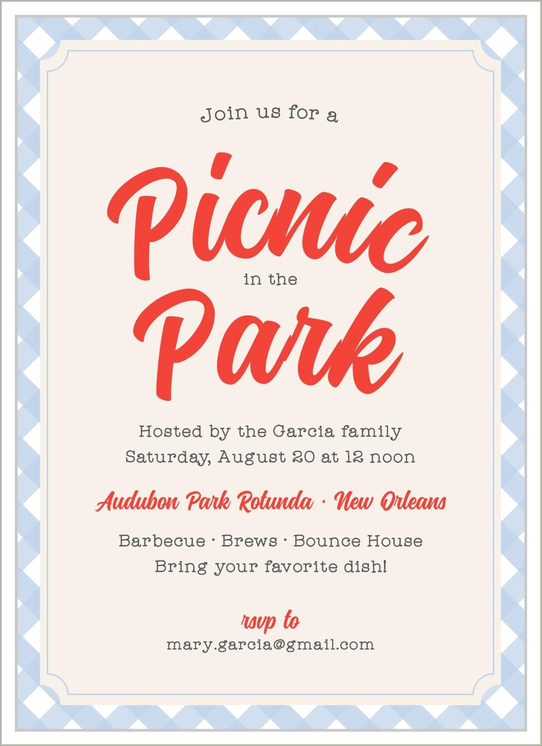 Free Playground Invitation Template For A Birthday