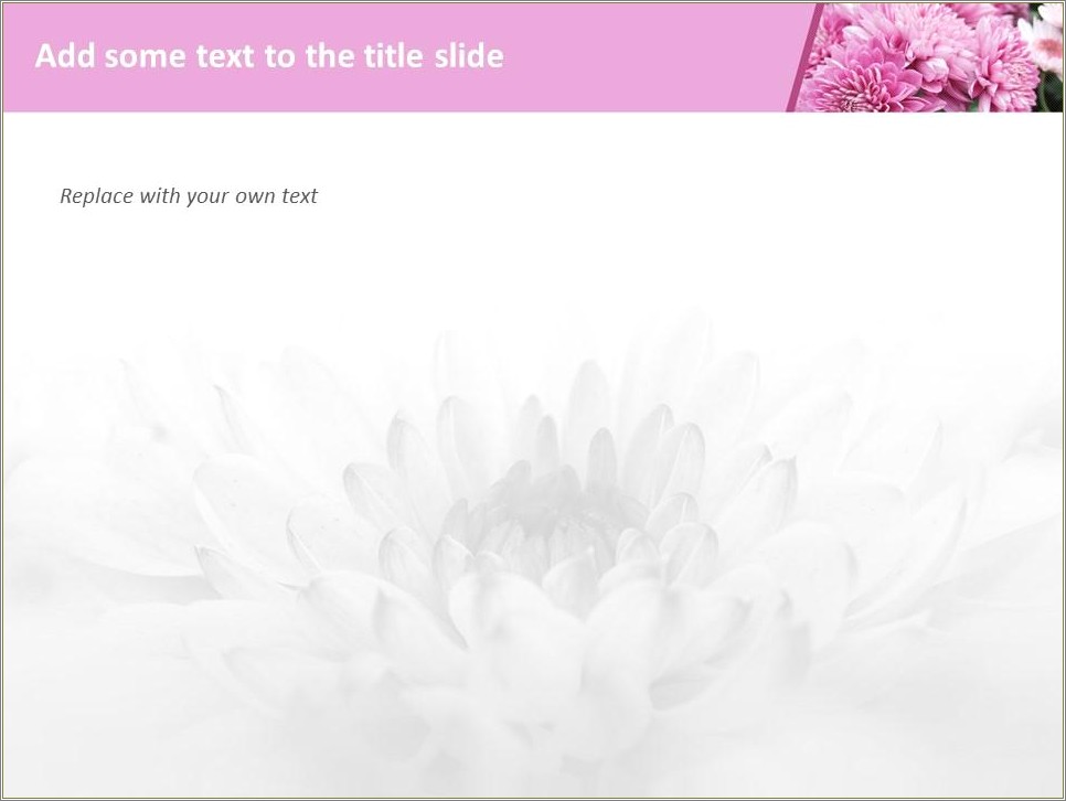 Free Powerpoint Templates Download Interactive Petals On Flower